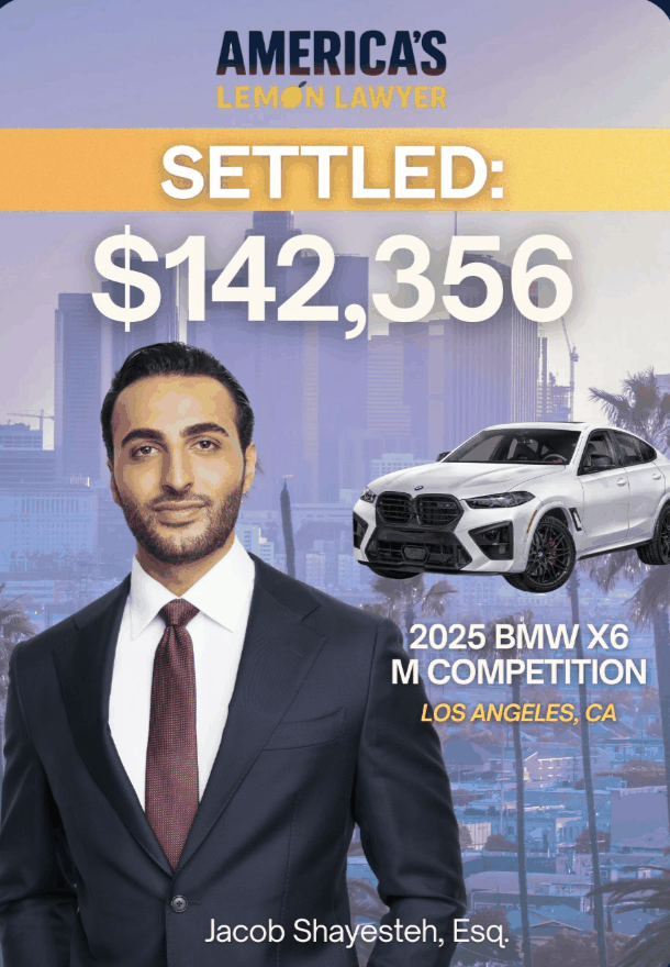 BMW X6 M Competition Settlement